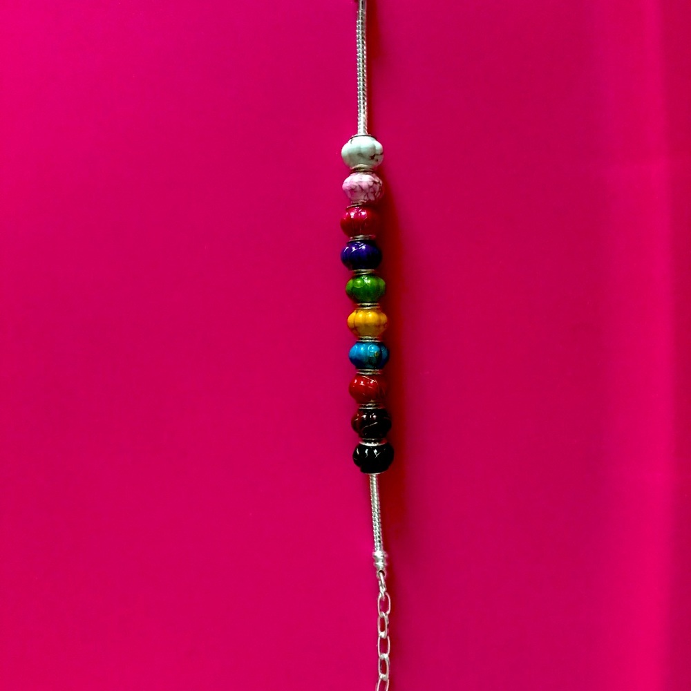 Colorful chain bracelet - Picture 3 of 4
